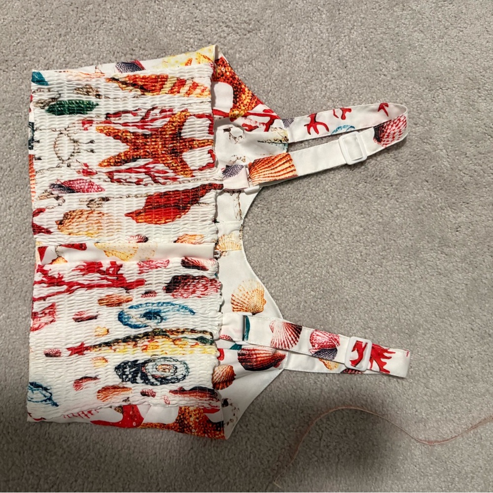 Colorful Sea Life Print Maxi Dress - Picture 8 of 8